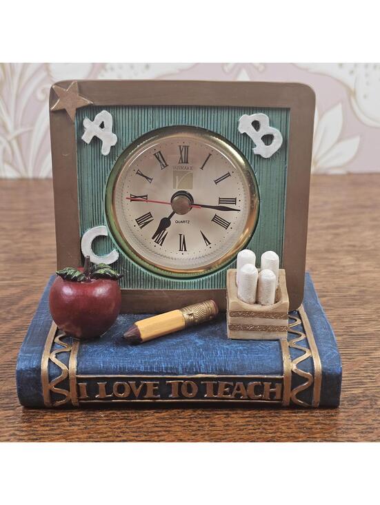 Other - Vanmark I Love to Teach Desk Clock Masters of Learning 2000 Working